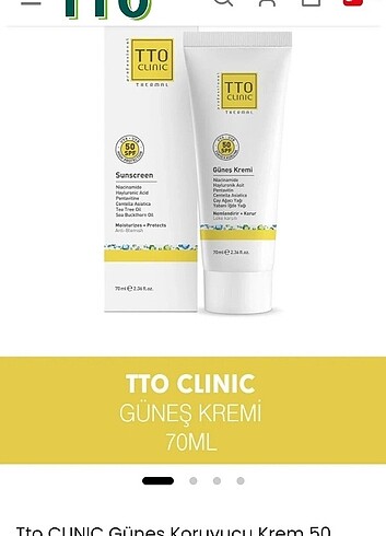 TTO CLİNİC GÜNEŞ KREMİ