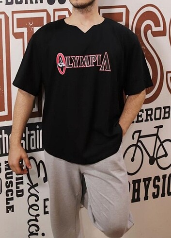 Spor tişörtü fitness tişört 