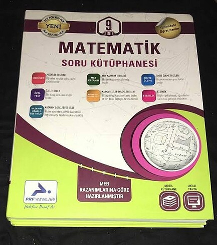 9. sınıf matematik soru kütüphanesi | prf yayınları