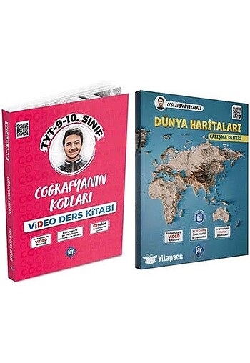 coğrafya?nın kodları | tyt kitap ve dünya haritaları
