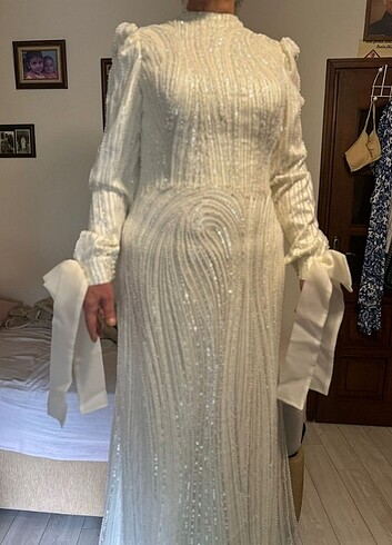 Tesettür gelinlik  - Görsel 10