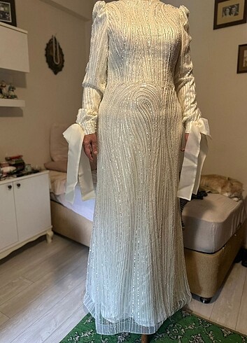 Tesettür gelinlik  - Görsel 11