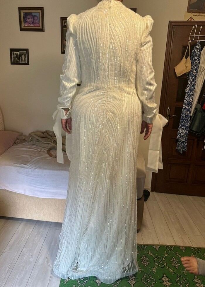 Tesettür gelinlik  - Görsel 5