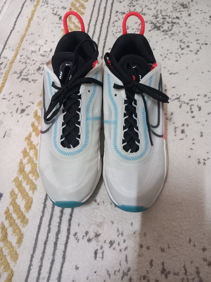 Elastik Bağcıklı kadın Spor Beyaz Sneaker - Görsel 4