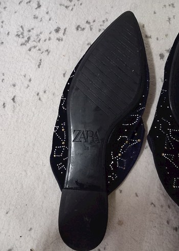 Zara Kadın Lacivert terlik - Görsel 7