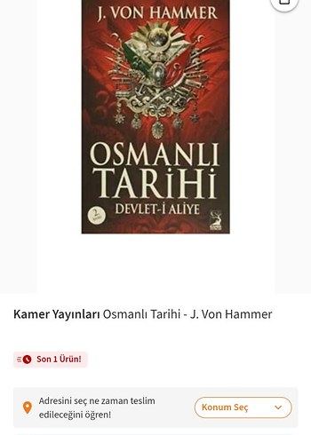 Osmanlı Tarihi Devlet-i Aliye - J. Von Hammer - Görsel 4