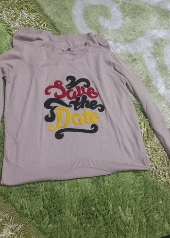 Bej Baskılı Uzun Kollu Hamile Elbisesi - Görsel 3