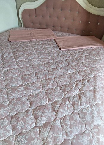 KAPİTONE ..ÇİFT KİŞİLİK LASTİKLİ ÇARŞAF TAKIMI 160*200 - Görsel 7