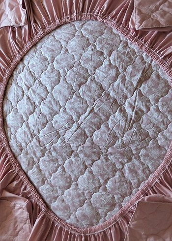 KAPİTONE ..ÇİFT KİŞİLİK LASTİKLİ ÇARŞAF TAKIMI 160*200 - Görsel 2