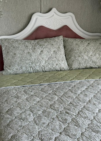 KAPİTONE..2 Kırlent 1 yatak örtüsü..240 *260 ölçülerinde - Görsel 12