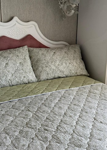 KAPİTONE..2 Kırlent 1 yatak örtüsü..240 *260 ölçülerinde - Görsel 10