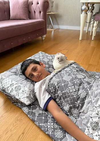 Gri KAPİTONE 100*200 yatak tulumu - Görsel 4