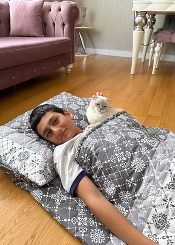 Gri KAPİTONE 100*200 yatak tulumu - Görsel 8