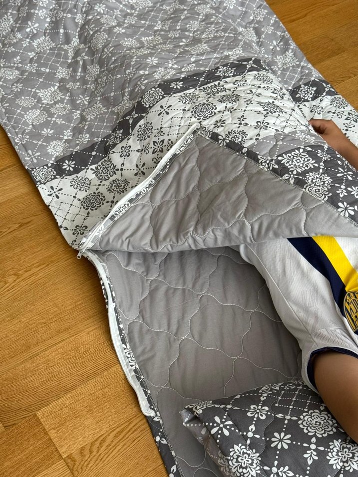 Gri KAPİTONE 100*200 yatak tulumu - Görsel 2