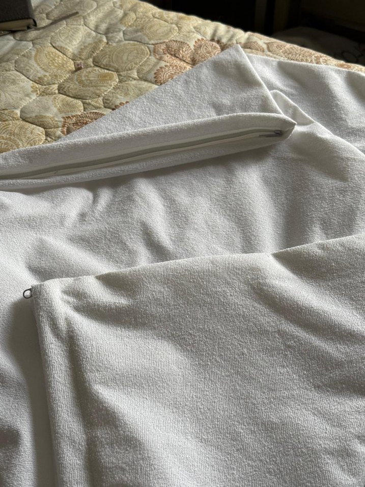 Beyaz sıvı geçirmez yastık Koruyucu ALEZ - Görsel 4