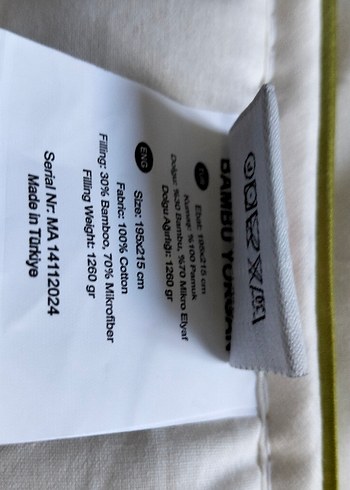 İŞBİR BAMBU YORGAN.. - Görsel 4