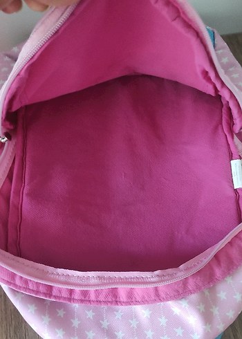 Pembe Yıldız Desenli Çocuk Okul Çantası