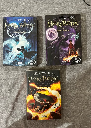J.K. Rowling Harry Potter 3 Kitap Seti