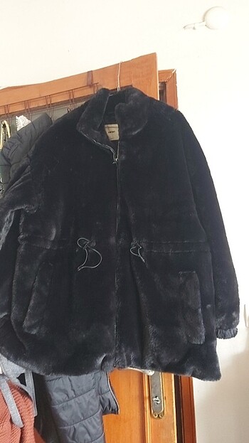 Kürk peluş mont