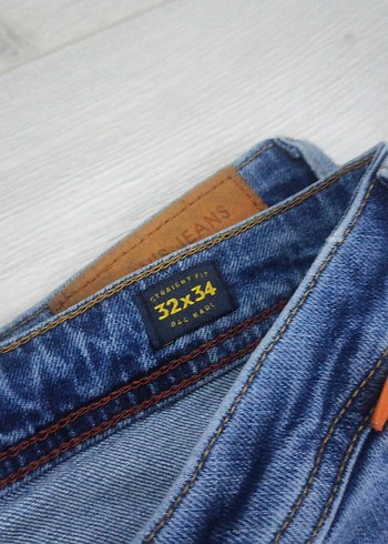 Erkek Mavi Denim Regular Fit Kot Pantolon - Görsel 4