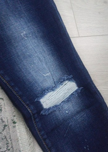 Yırtık Detaylı Fit Kesim erkek Kot Pantolon - Görsel 2