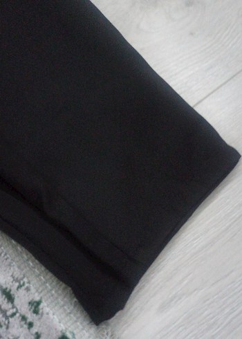 Siyah Fermuarlı erkek  Rahat Eşofman Altı - Görsel 3