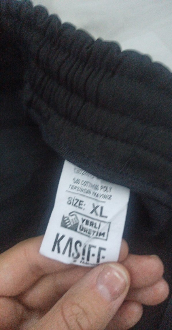 Siyah Fermuarlı erkek  Rahat Eşofman Altı - Görsel 4