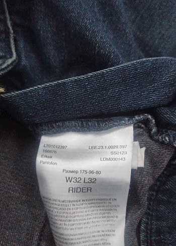 erkek Lacivert Denim Kot Pantolon - Görsel 5