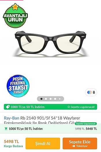 Rayban wayfarer gözlük