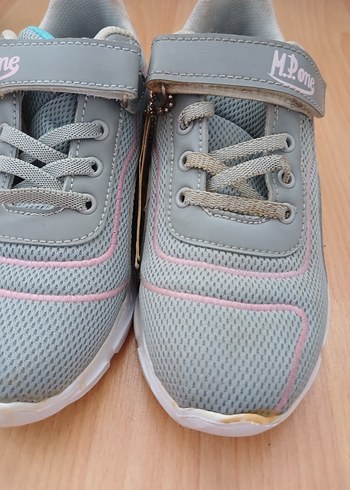 Kız Çocuk Gri Günlük Spor Ayakkabı - Görsel 2