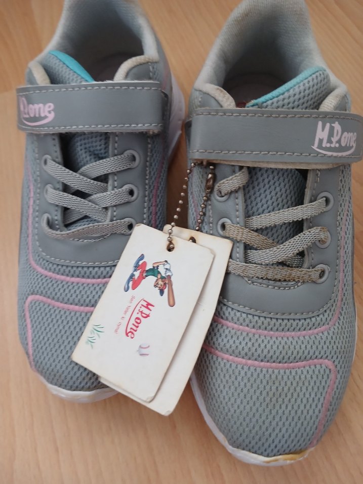 Kız Çocuk Gri Günlük Spor Ayakkabı - Görsel 3