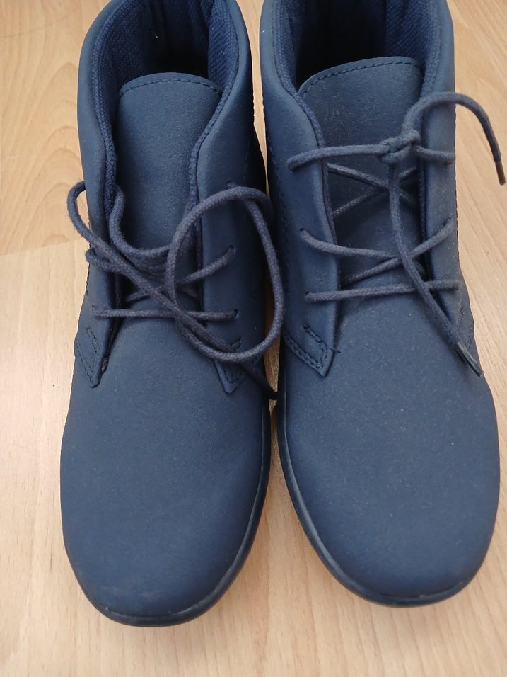 Kız Çocuk Lacivert Bağcıklı Özel Ayakkabı - Görsel 2