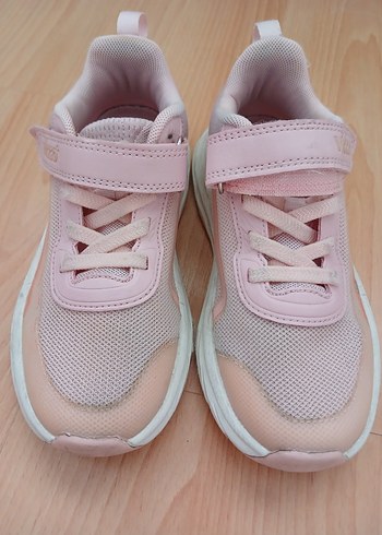 Pembe Bağcıklı Kız Çocuk Spor Ayakkabı - Görsel 2