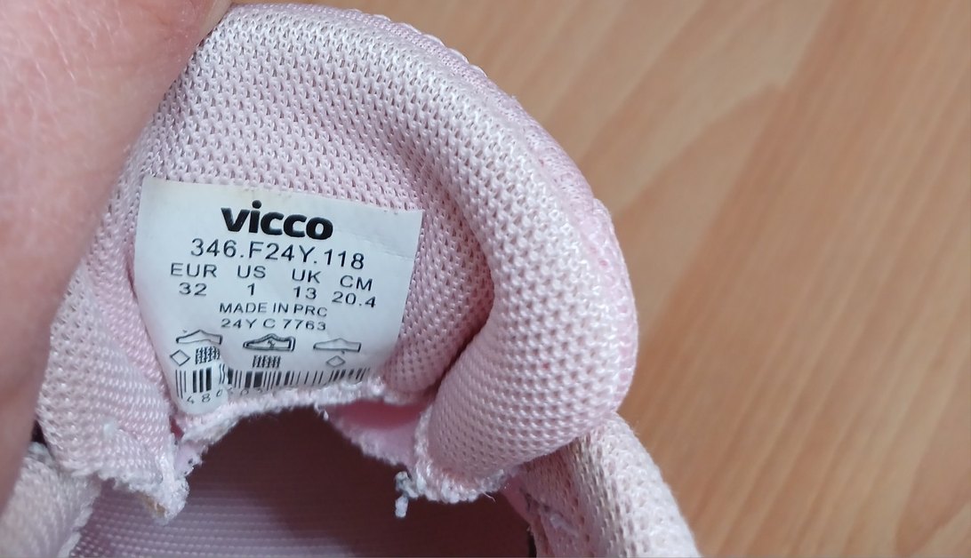 Pembe Bağcıklı Kız Çocuk Spor Ayakkabı - Görsel 3