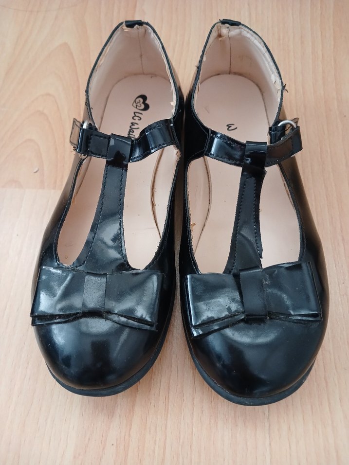 Kız Çocuk Siyah Rugan Tokalı Babet - Görsel 2