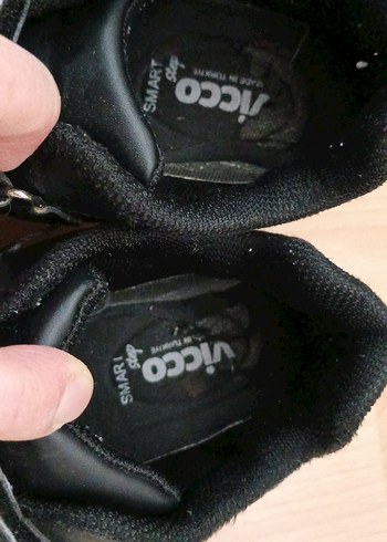 Siyah Cirtcirtli Kiz Çocuk Spor Ayakkabı - Görsel 4