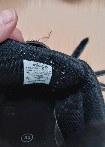 Siyah Cirtcirtli Kiz Çocuk Spor Ayakkabı - Görsel 3