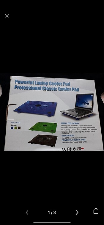 Laptop soğutucu