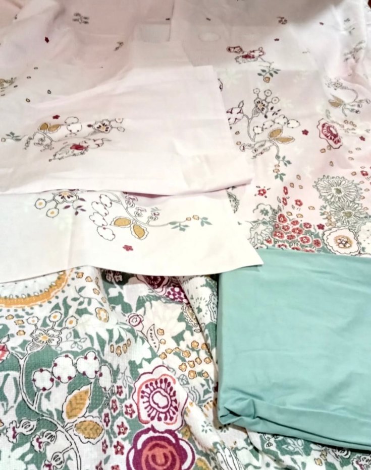 Yataş çift kişilik pike takımı Beyaz Desenli - Görsel 2