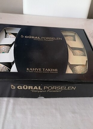 Güral porselen 6lı kahve fincanı 12 parça sıfır üründür - Görsel 8