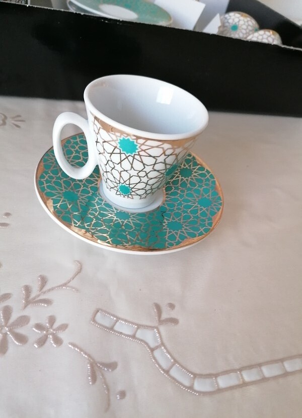 Güral porselen 6lı kahve fincanı 12 parça sıfır üründür - Görsel 2