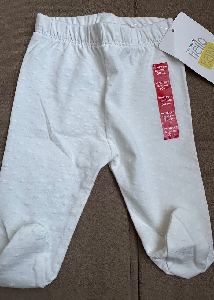 Hello baby yenidoğan tek alt sıfır etiketli - Görsel 2