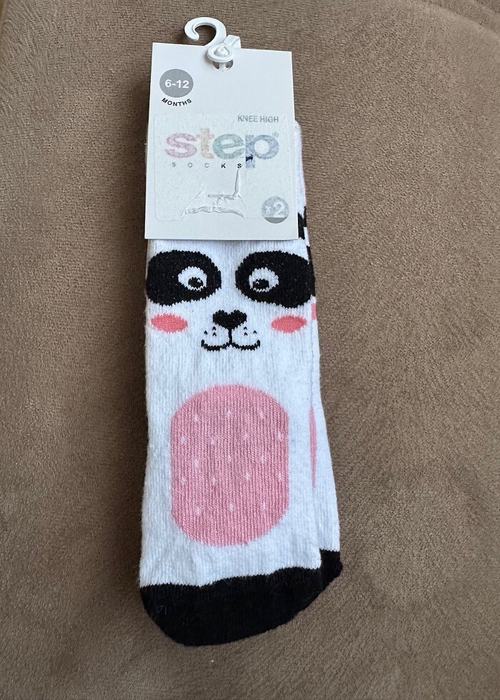 Step ikili çorap 6-12 ay sıfır etiketli - Görsel 2