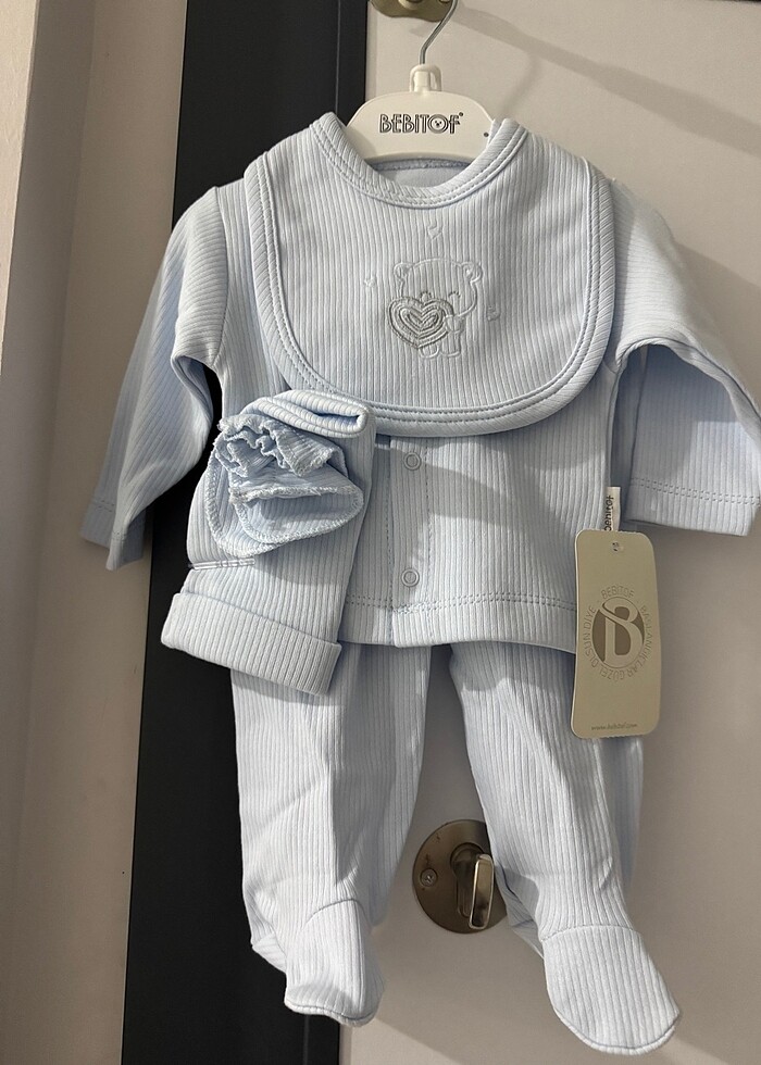 Bebitof koala baskılı 5 Li hastane çıkışı yeni 0-3 ay - Görsel 2