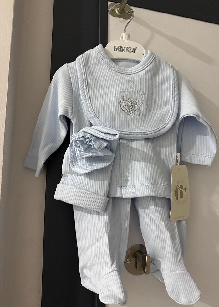 Bebitof koala baskılı 5 Li hastane çıkışı yeni 0-3 ay - Görsel 3