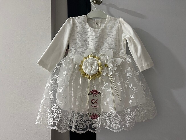 Kız bebek elbise 6 ay için uygun sıfır etiketli ürün yeni - Görsel 8