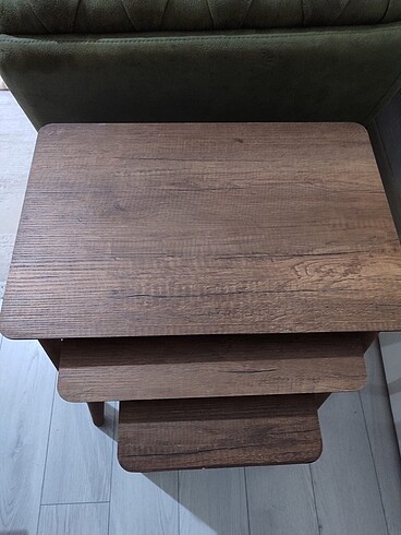 Zigon sehpa üçlü sıfır açılmamış yeni - Görsel 3