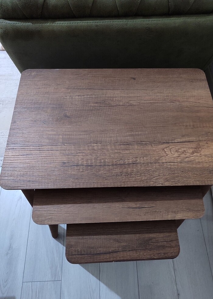 Zigon sehpa üçlü sıfır açılmamış yeni - Görsel 3