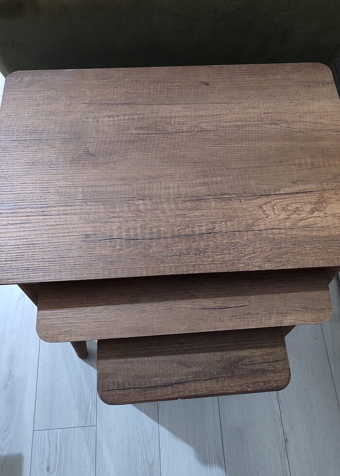 Zigon sehpa üçlü sıfır açılmamış yeni - Görsel 5