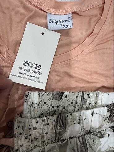2 xl bayan pijama takımı sıfır etiketli - Görsel 5